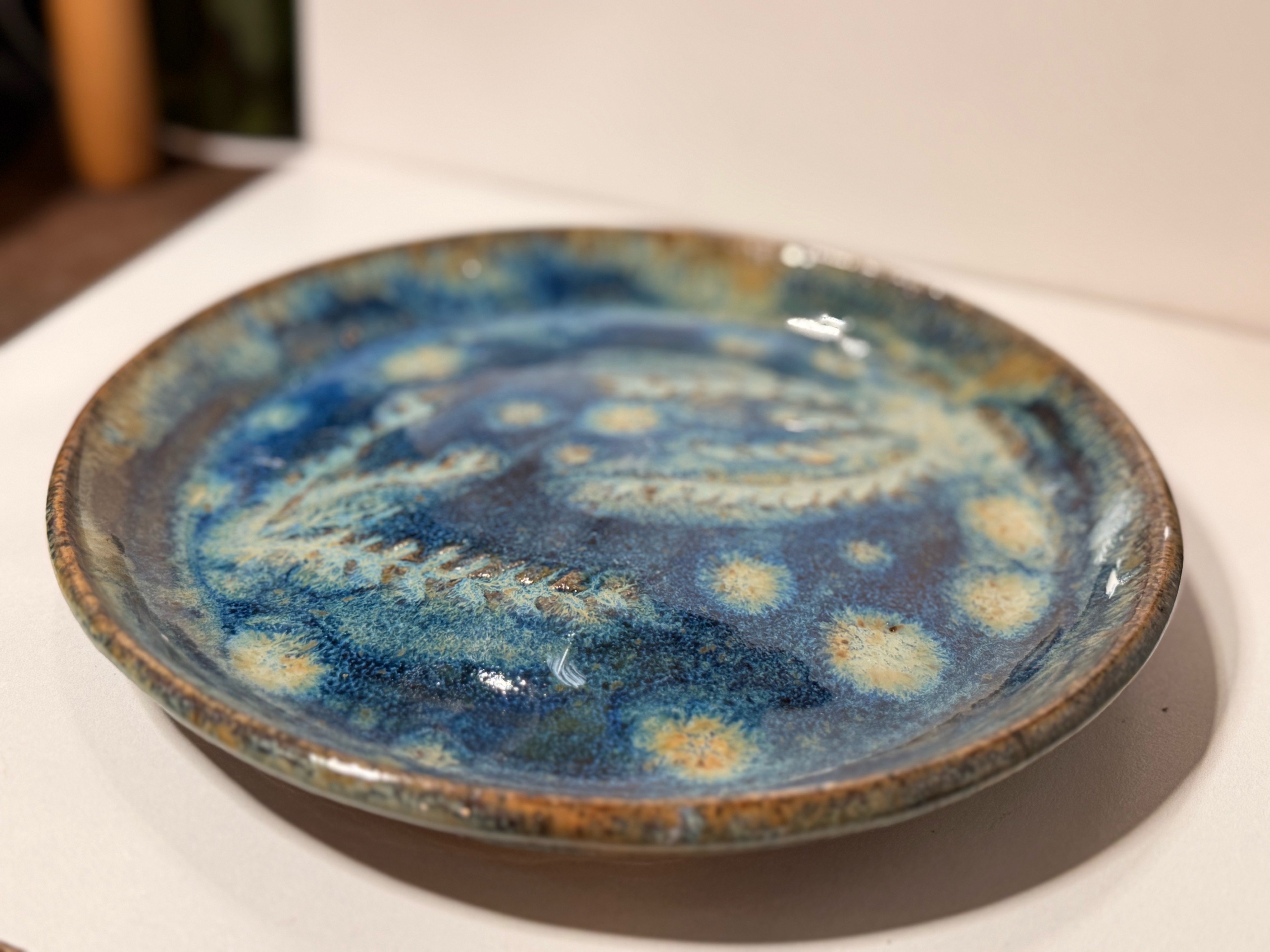 A finished plate, now part of my dinnerware.