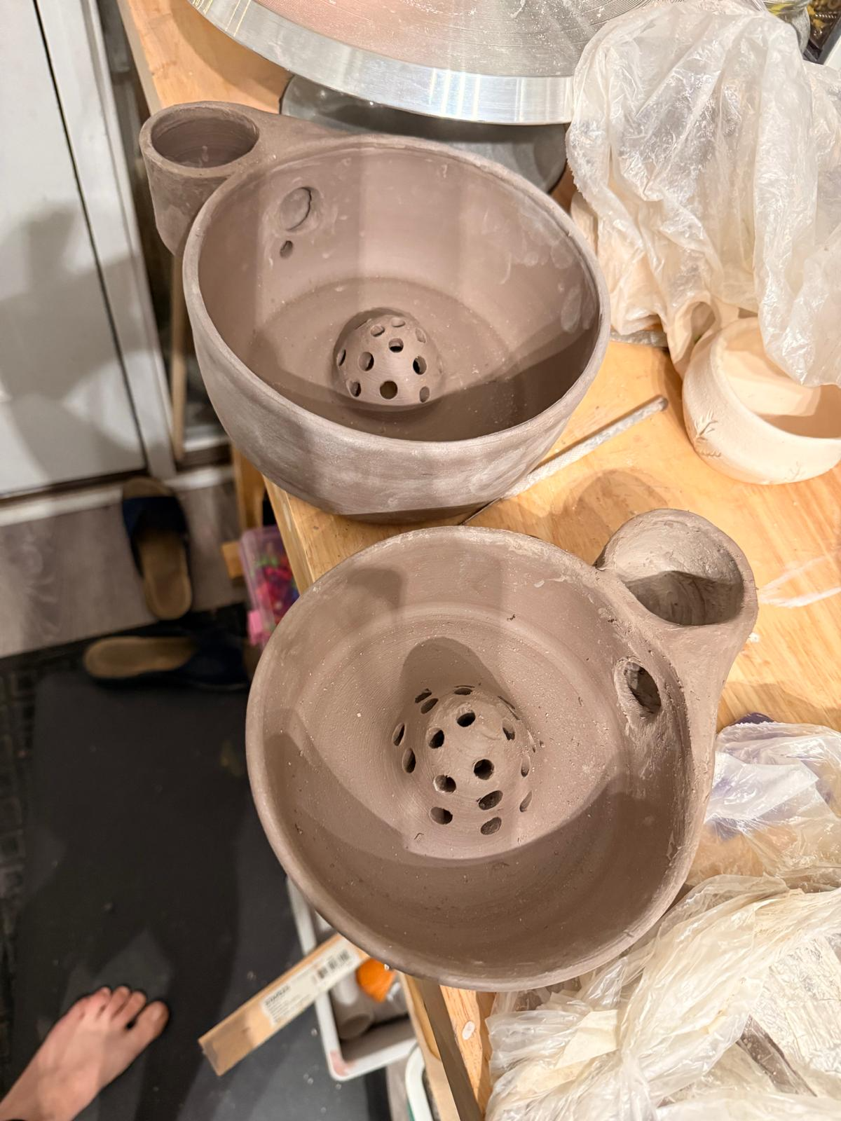 Two versions with their openings added.